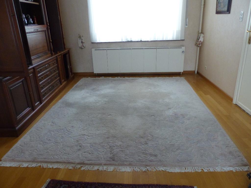 Tibetaans handgeknoopt tapijt uit Nepal, Huis en Inrichting, Stoffering | Tapijten en Vloerkleden, Ophalen, Gebruikt, Overige kleuren