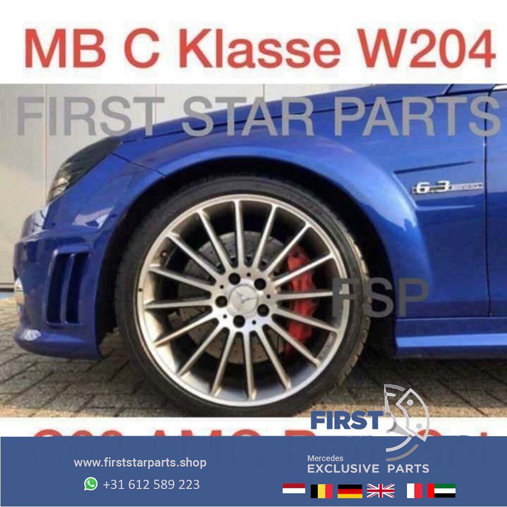 W204 C63 AMG rem set Mercedes C Klasse 63 rode remklauwen +, Utilisé, -, -, Enlèvement ou Envoi