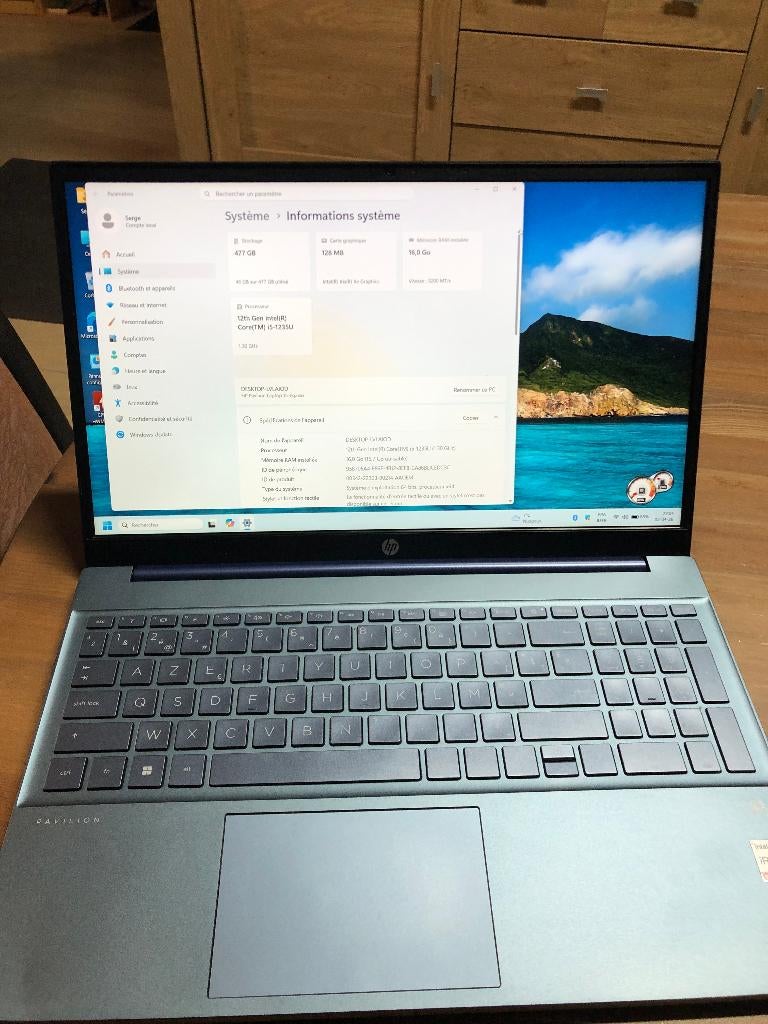 HP Pavilion EG2003NB 15,6"  I5-1235U  16 Go  512 Go SSD  W11, Informatique & Logiciels, Enlèvement ou Envoi, 4 Ghz ou plus, HP