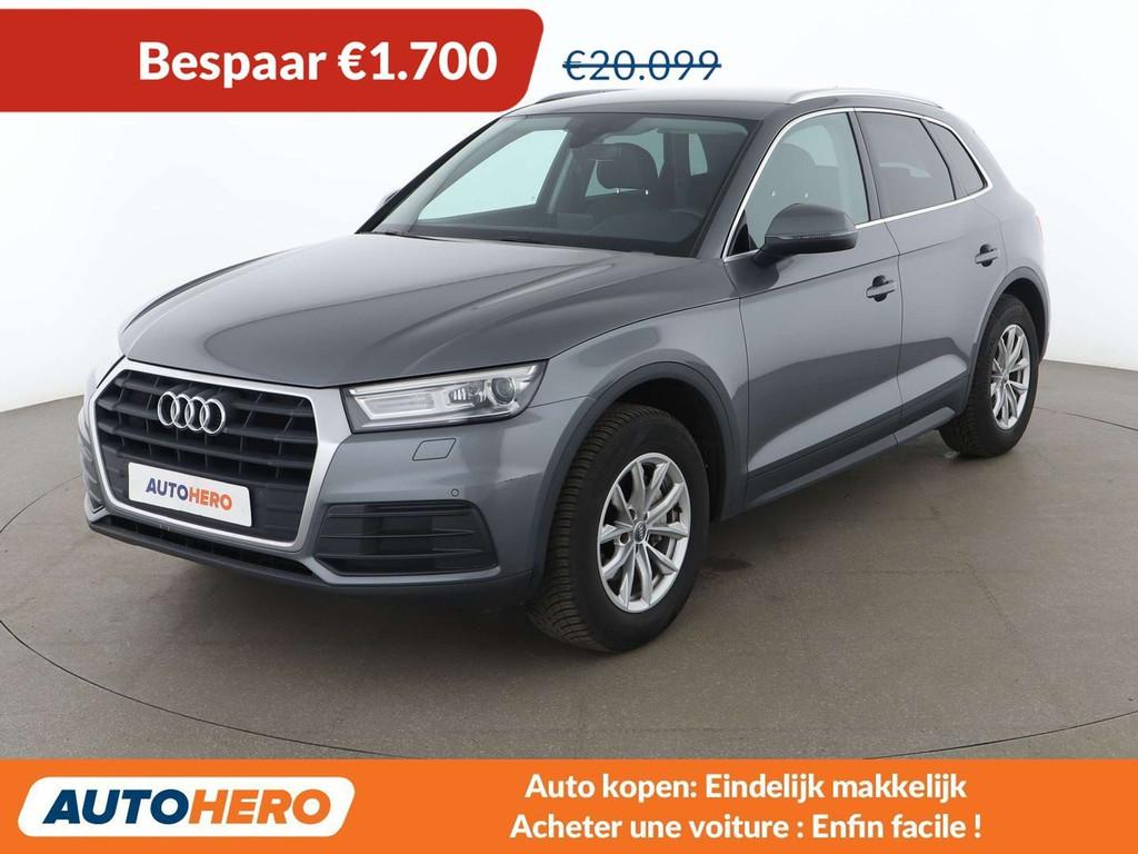 Audi Q5 2.0 TDI Advance (bj 2018), Auto's, Audi, Stof, Gebruikt, Zwart, 105 kW