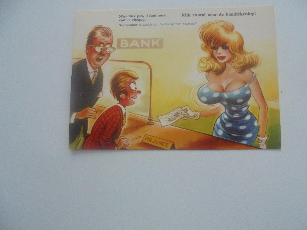 sexy fantasie postkaart, Verzenden, 1980 tot heden, Ongelopen, Overige thema's