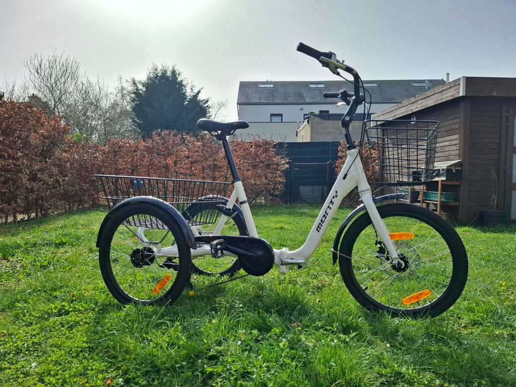 Monty JOG 20 driewieler - Wit - Zeer goede staat - Nauwelijk, Fietsen en Brommers, Fietsen | Driewielfietsen, Ophalen