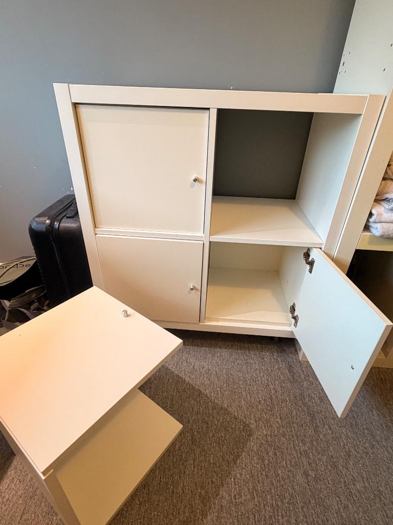 Kallax kastje, Ophalen, Gebruikt