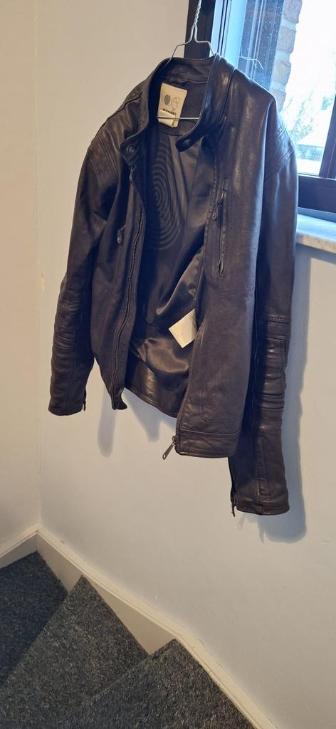 Alpinestars leren motorjas incl bescherming, Motoren, Ophalen of Verzenden, Tweedehands, Heren, Motorcrosskleding