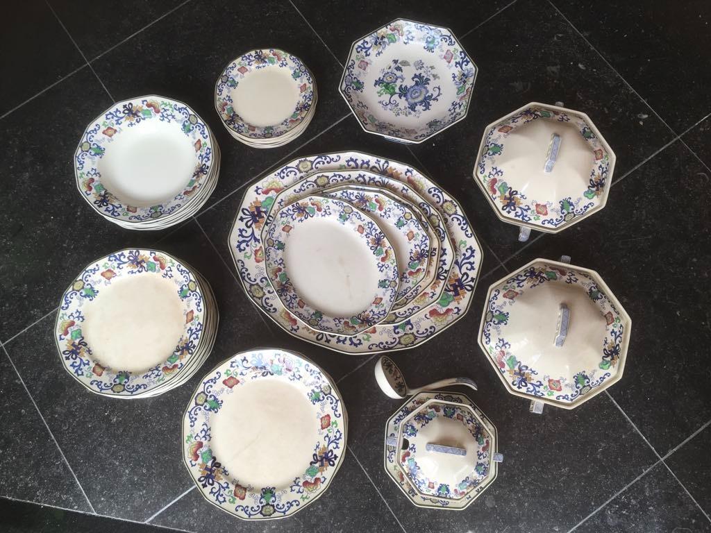 Doulton Burslem Nankin servies, Ophalen