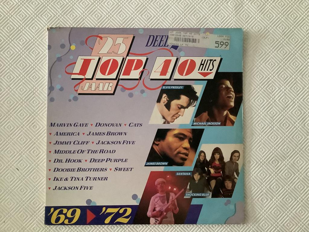 Vinyl lp 25 jaar top 40 hits, Ophalen, Zo goed als nieuw, 12 inch