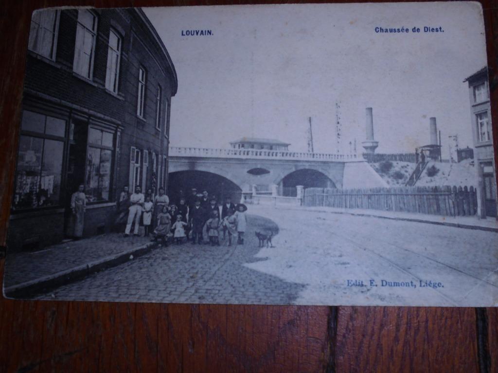 postkaart Leuven - Chaussée de Diest, Ophalen of Verzenden, Gelopen, Vlaams-Brabant