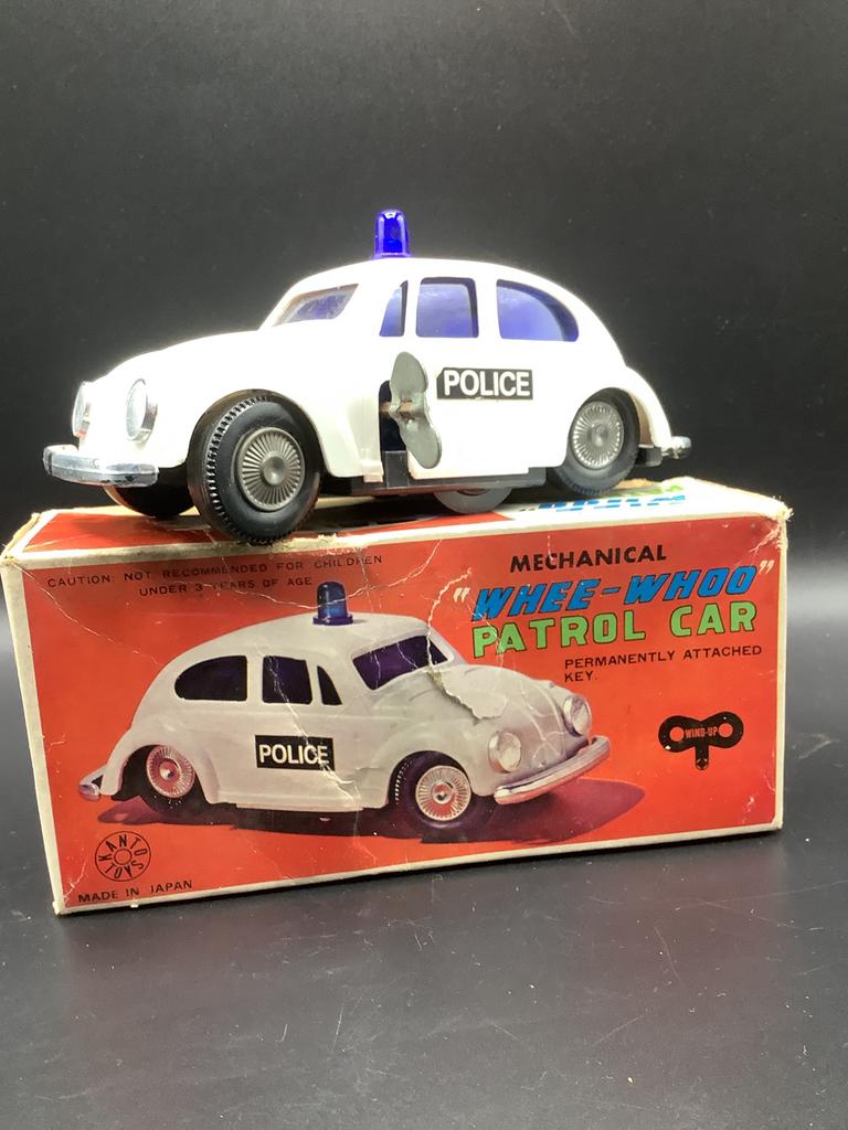 Jouet voiture de police VW Coccinelle + boite, Antiquités & Art, Antiquités | Jouets, Enlèvement ou Envoi