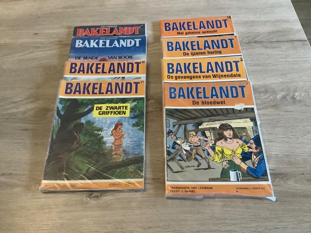 Bakelandt verschillende strips reeks 1 (1978-1989), Hec Leemans, Ophalen of Verzenden, Zo goed als nieuw, Meerdere stripboeken