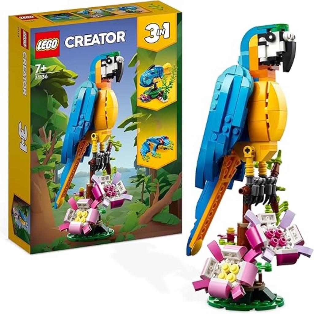 LEGO CREATOR Exotic Parrot LIVRAISON RAPIDE ET GRATUITE, Envoi, Neuf, Ensemble complet, Lego
