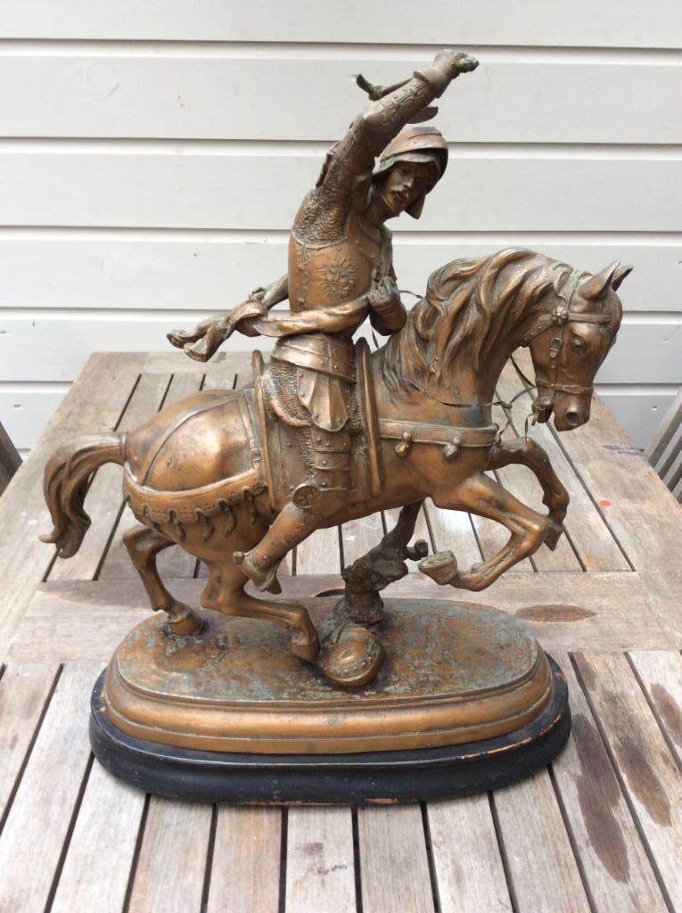 Sculptuur in brons, Ophalen