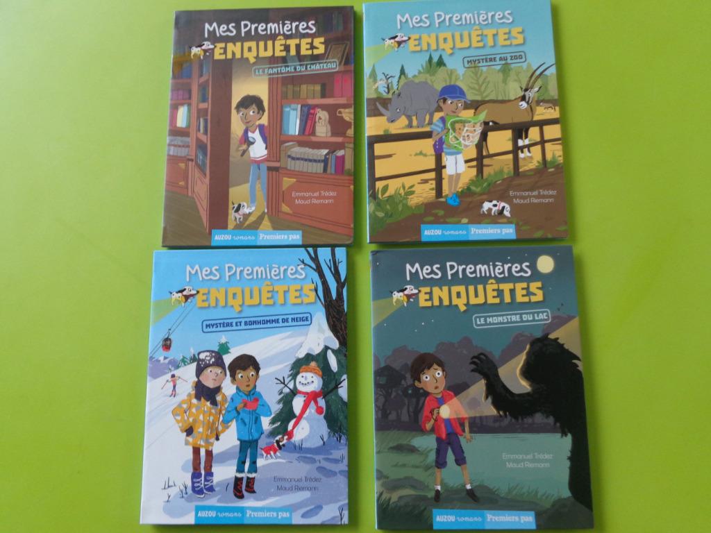 Livres enfant "Mes premières Enquêtes" - AUZOU Romans, Livres, Enlèvement ou Envoi, Fiction général, Comme neuf, Emmanuel Trédez