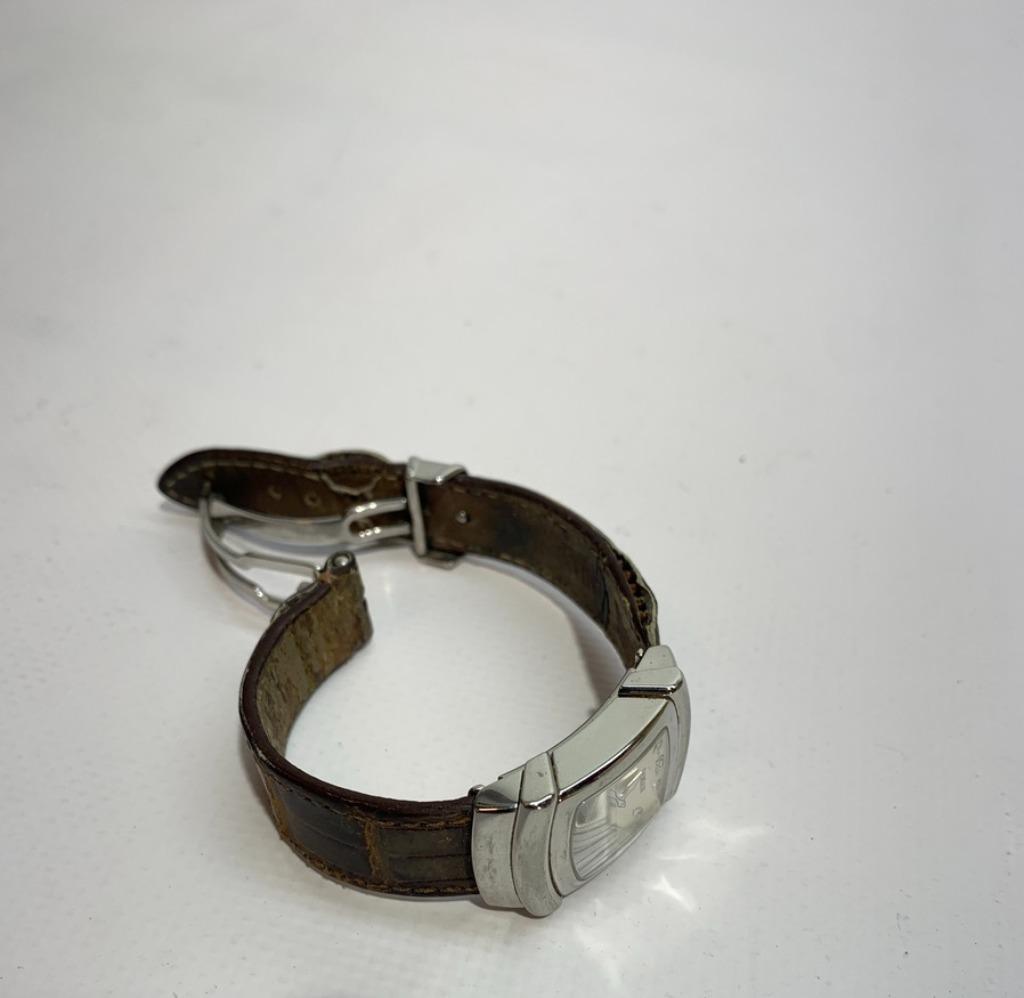 Damiani Vintage Ego Clock with Diamonds, Handtassen en Accessoires, Horloges | Antiek, Overige merken, Staal, Met bandje, Polshorloge