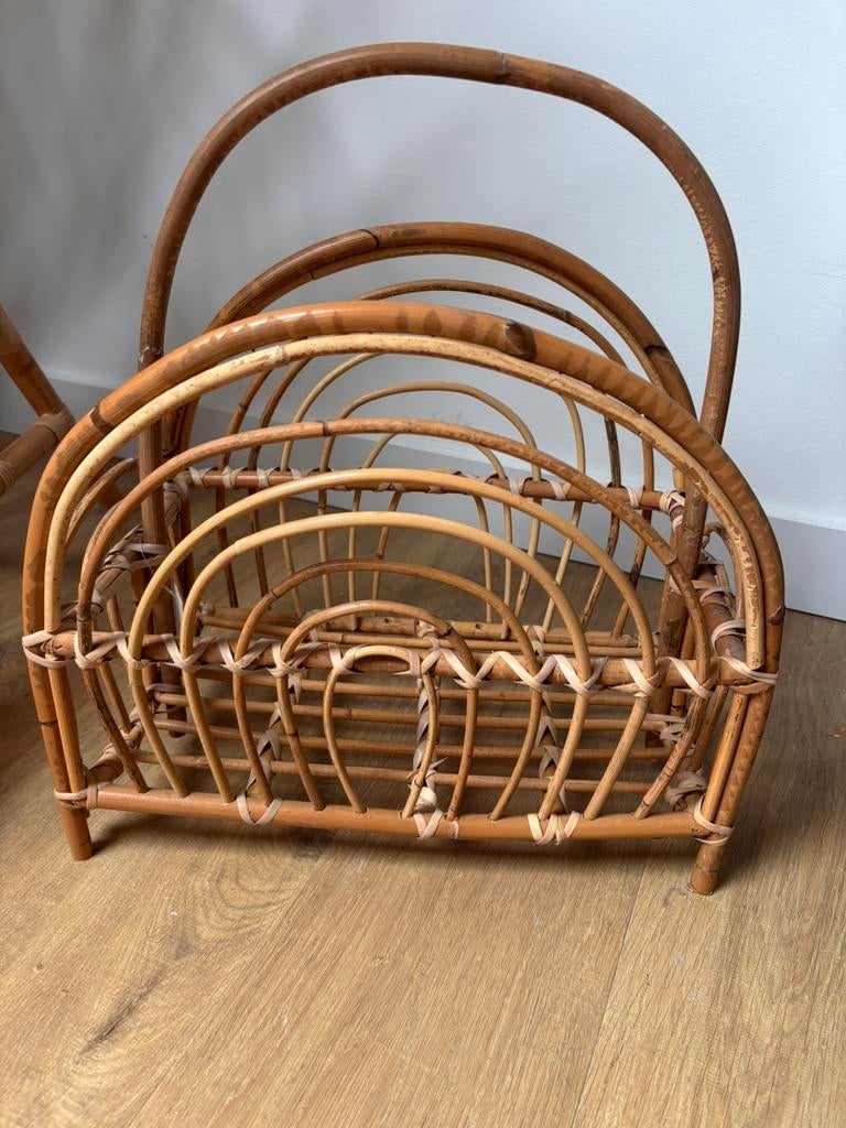 Rotan tijdschriftenrek, Maison & Meubles, Enlèvement, Neuf