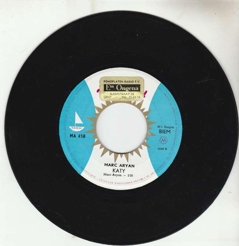 single Marc Aryan - Katy, 7 inch, Single, Ophalen of Verzenden, Zo goed als nieuw