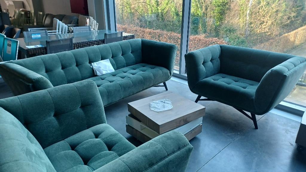 Magnifique salon 3 pièces, Maison & Meubles, Canapés | Coins salons complets, Enlèvement, Comme neuf