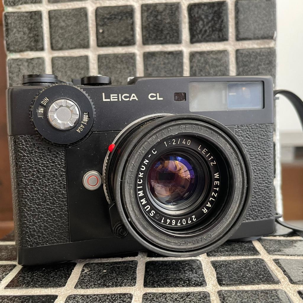 Leica CL avec Summicron-C 40mm f2, TV, Hi-fi & Vidéo, Appareils photo analogiques, Utilisé, Compact, Leica, Enlèvement