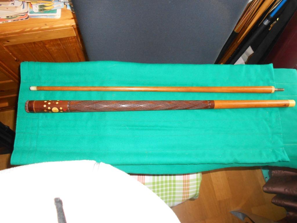 Biljart Keu .Antieke Keu.Van Laere, Enlèvement ou Envoi, Utilisé, Queue ou Boules