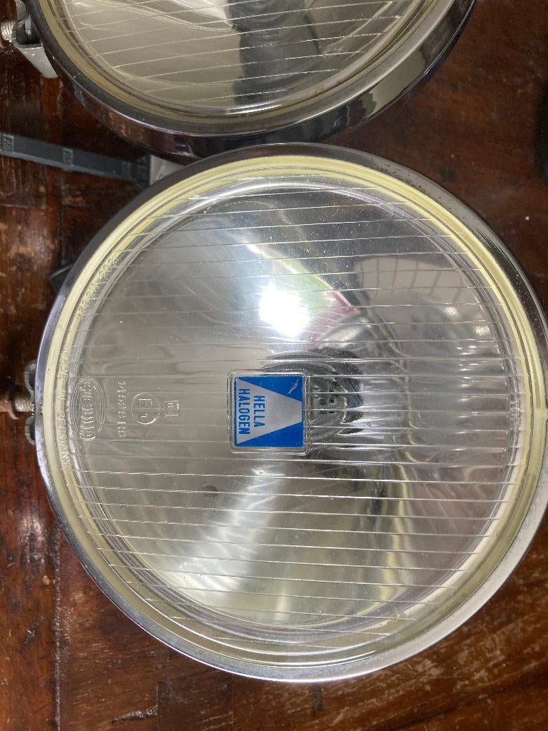 Hella verstralers chroom 21CM izgst, Auto-onderdelen, Verlichting, Ophalen of Verzenden, Gebruikt, Universele onderdelen