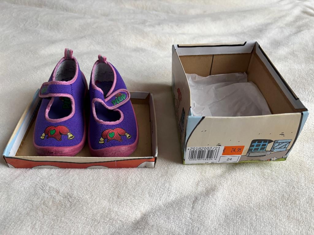 Pantoufles Plop pointure 24, Enlèvement ou Envoi, Utilisé, Pantoufles, Fille