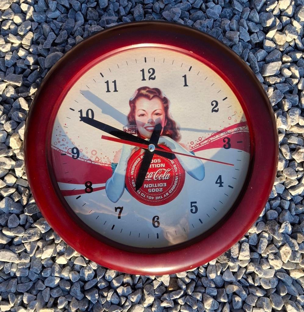 Horloge Coca Cola, Enlèvement ou Envoi, Comme neuf, Analogique, Horloge murale
