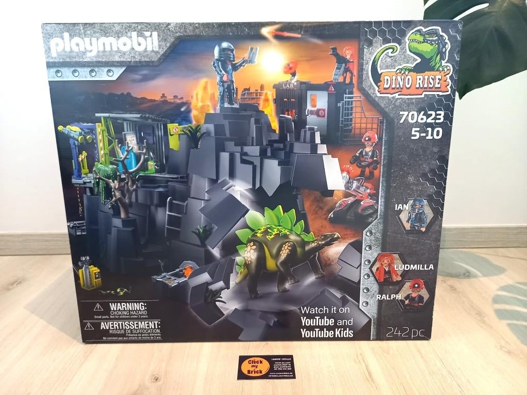 Playmobil - 70623 Dinos Dino Rock - NIEUW & SEALED, Kinderen en Baby's, Speelgoed | Playmobil, Nieuw, Complete set, Ophalen of Verzenden