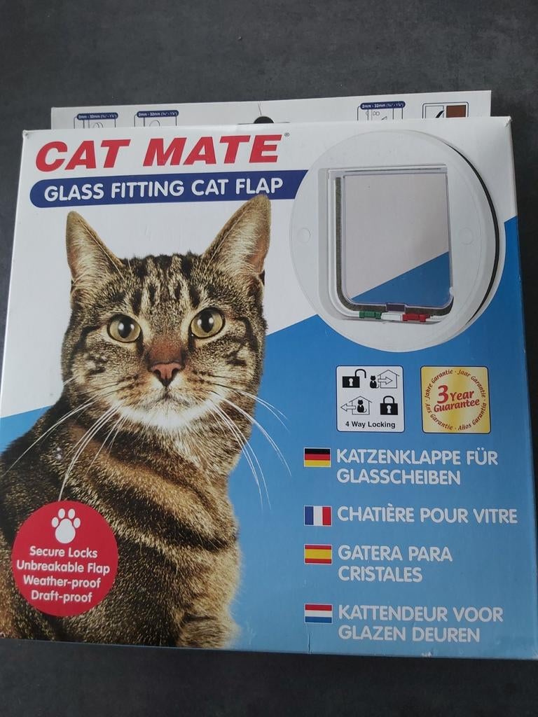 Kattenluik voor glazen deur/ raam, Ophalen, Zo goed als nieuw