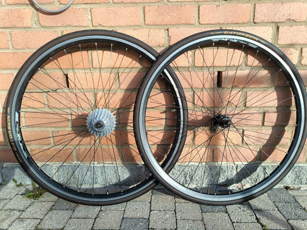 Vintage Campagnolo Record wheelset 11 speed wheelset clinche, Sports & Fitness, Cyclisme, Comme neuf, Autres types, Enlèvement ou Envoi