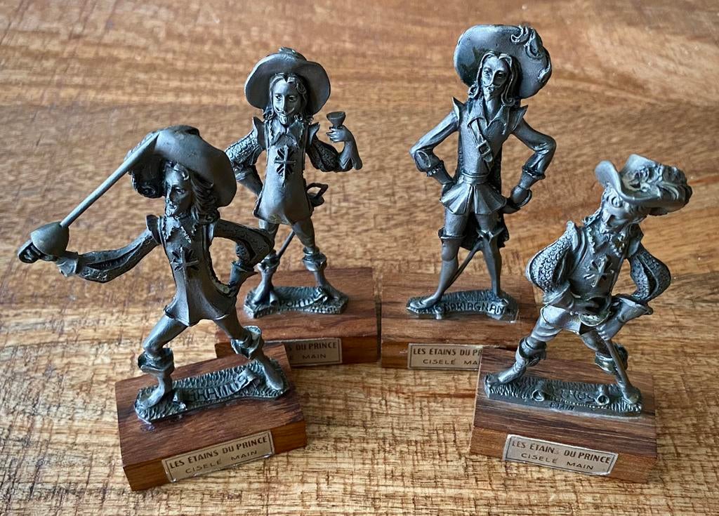 4 tinnen Musketiers ⚔️, Enlèvement ou Envoi, Comme neuf, Autres types