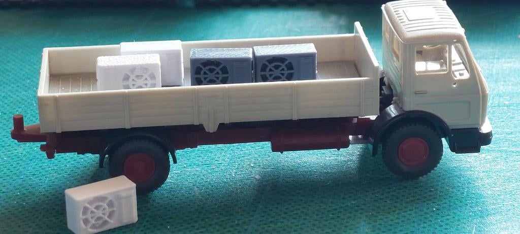 CLIMATISEUR H0LK 0218 BLANC OU GRIS 1/87, Neuf, Autres marques, Autres types, Courant continu ou Courant alternatif