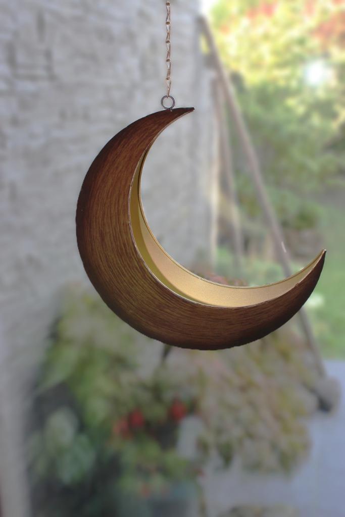 ikebana halve maan hang vaas, Overige materialen, Overige kleuren, Verzenden, Nieuw