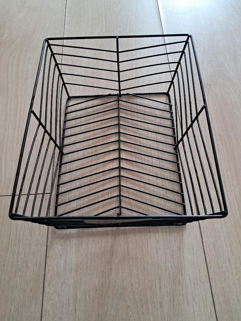 Corbeille, Maison & Meubles, Moins de 100 cm, Comme neuf, Moins de 50 cm, Noir