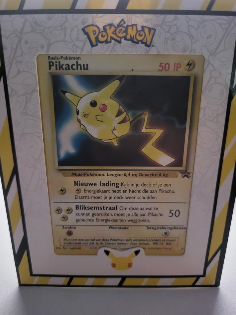 Pikachu promo kaart, Ophalen of Verzenden