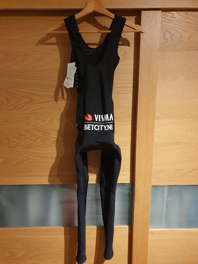 Nieuwe koersbroek lang dames visma lease a bike, Fietsen en Brommers, M, Nieuw, Ophalen of Verzenden, Dames