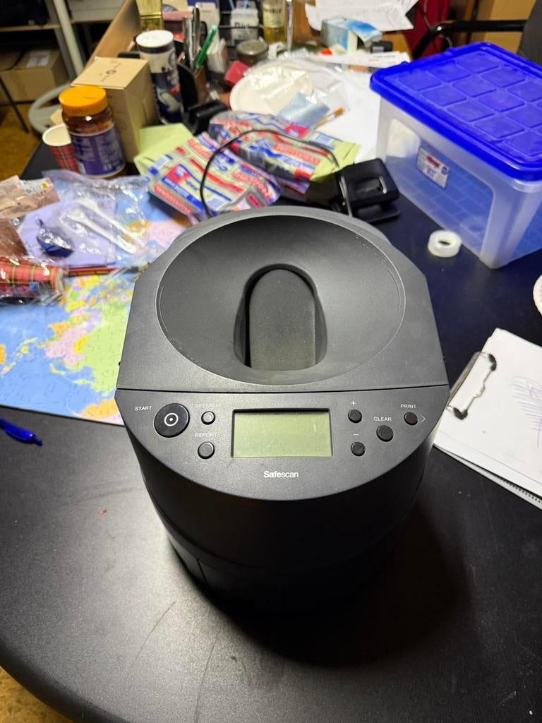 Safescan muntenteller 1450, Ophalen