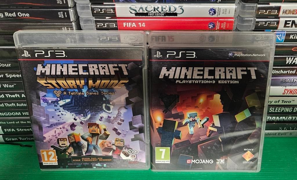 Minecraft Spelletjes Te Koop, Games en Spelcomputers, Games | Sony PlayStation 3, Ophalen of Verzenden, Zo goed als nieuw