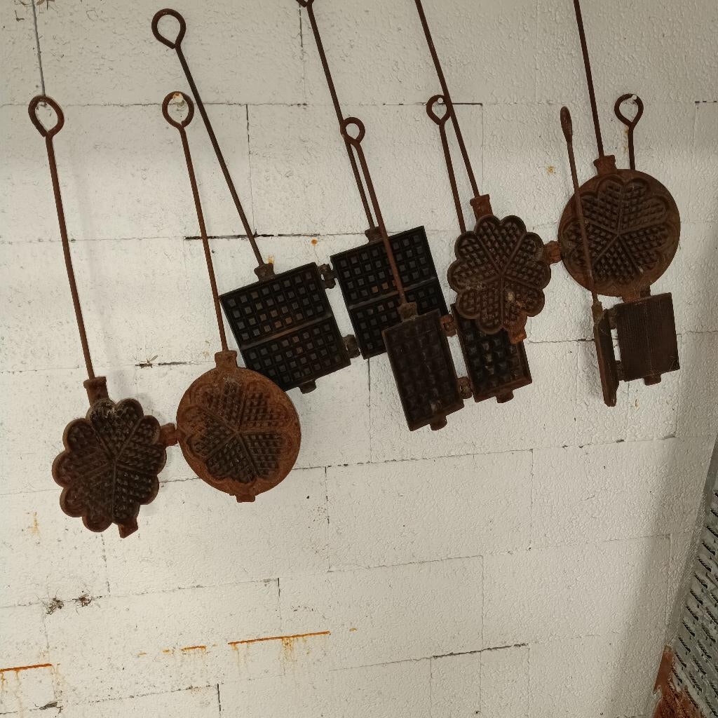 wafelijzer, Antiek en Kunst, Ophalen of Verzenden