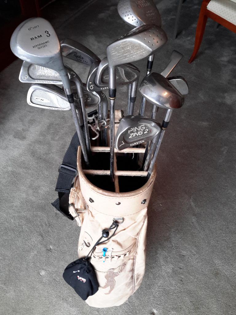 Twee golfsets (apart te koop), Ophalen, Gebruikt, Set, Overige merken