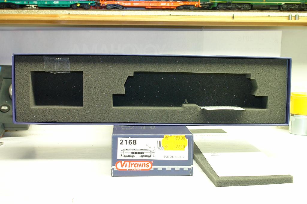 VITRAINS 2168 BOITE VIDE 1608 SNCB NMBS HO, Overige merken, Gelijkstroom of Wisselstroom, Overige typen, Ophalen of Verzenden