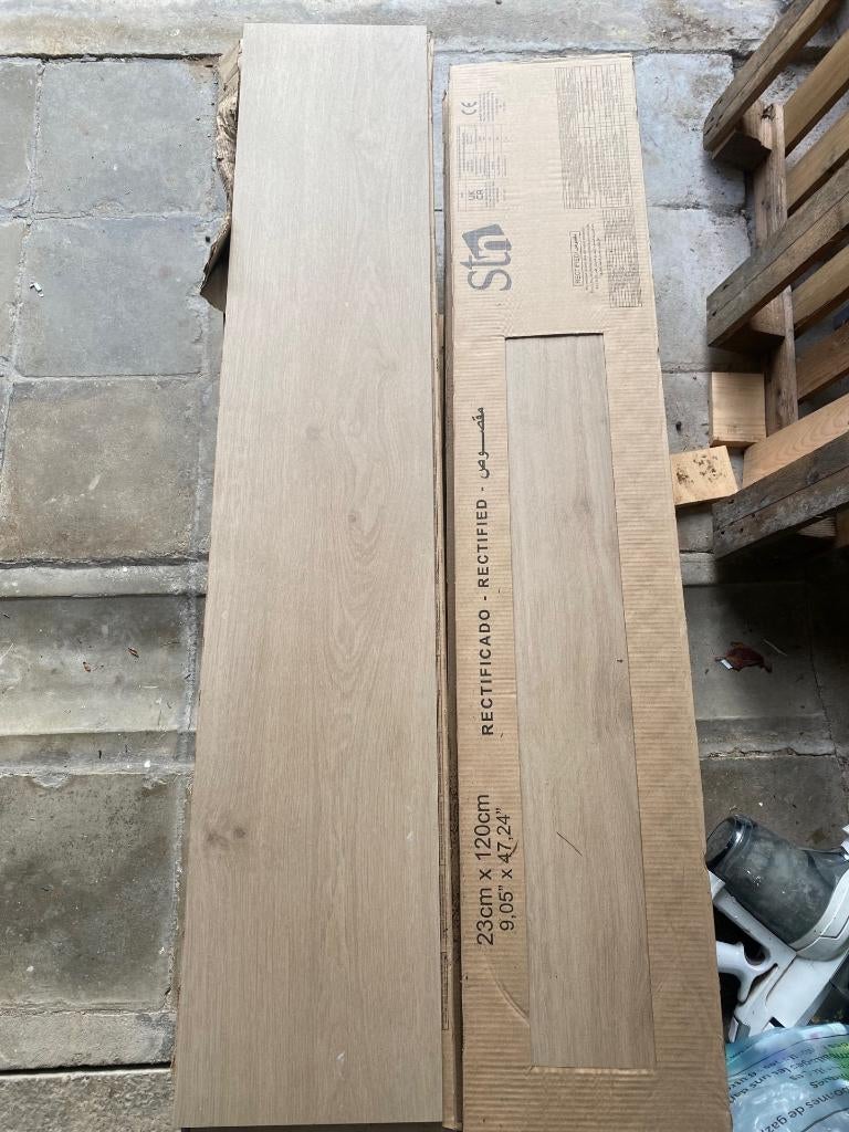 Carrelage imitation bois - Verano Natural (Impermo), Bricolage & Construction, Dalles & Carrelages, Neuf, Carrelage de sol, 60 cm ou plus