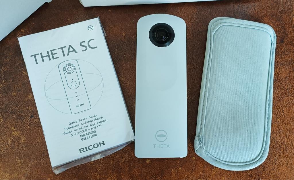 Ricoh Theta SC white 360 graden camera, Enlèvement ou Envoi, Comme neuf, Autres marques