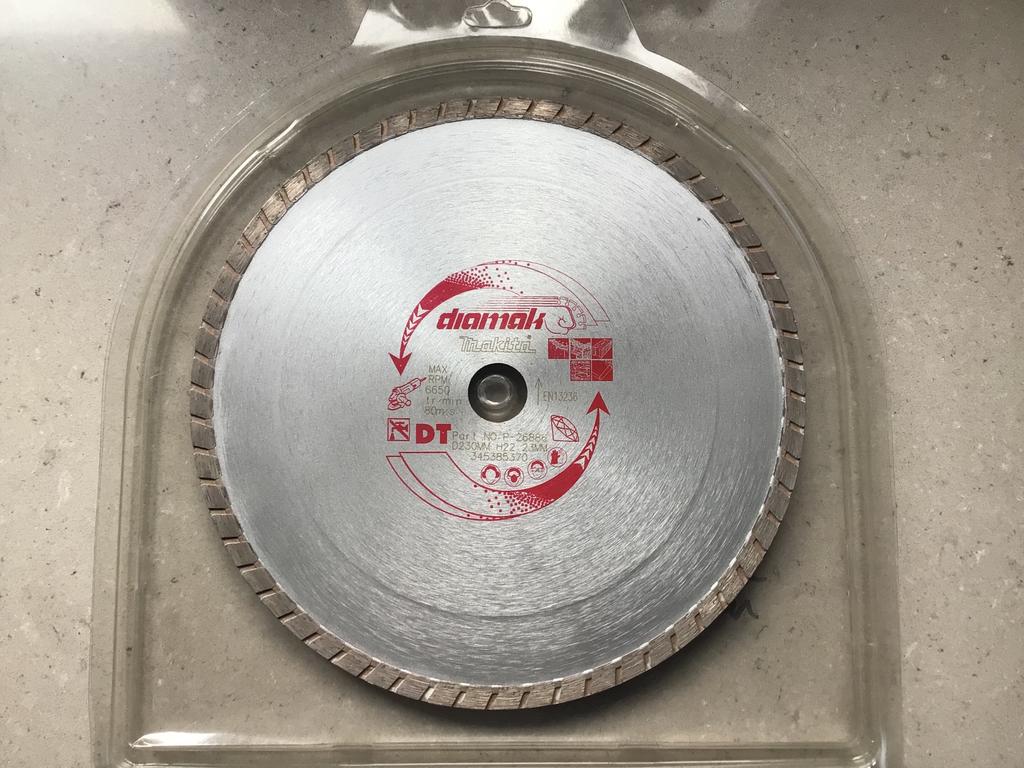 MAKITA diamantschijf P-26883, Ophalen, Zo goed als nieuw