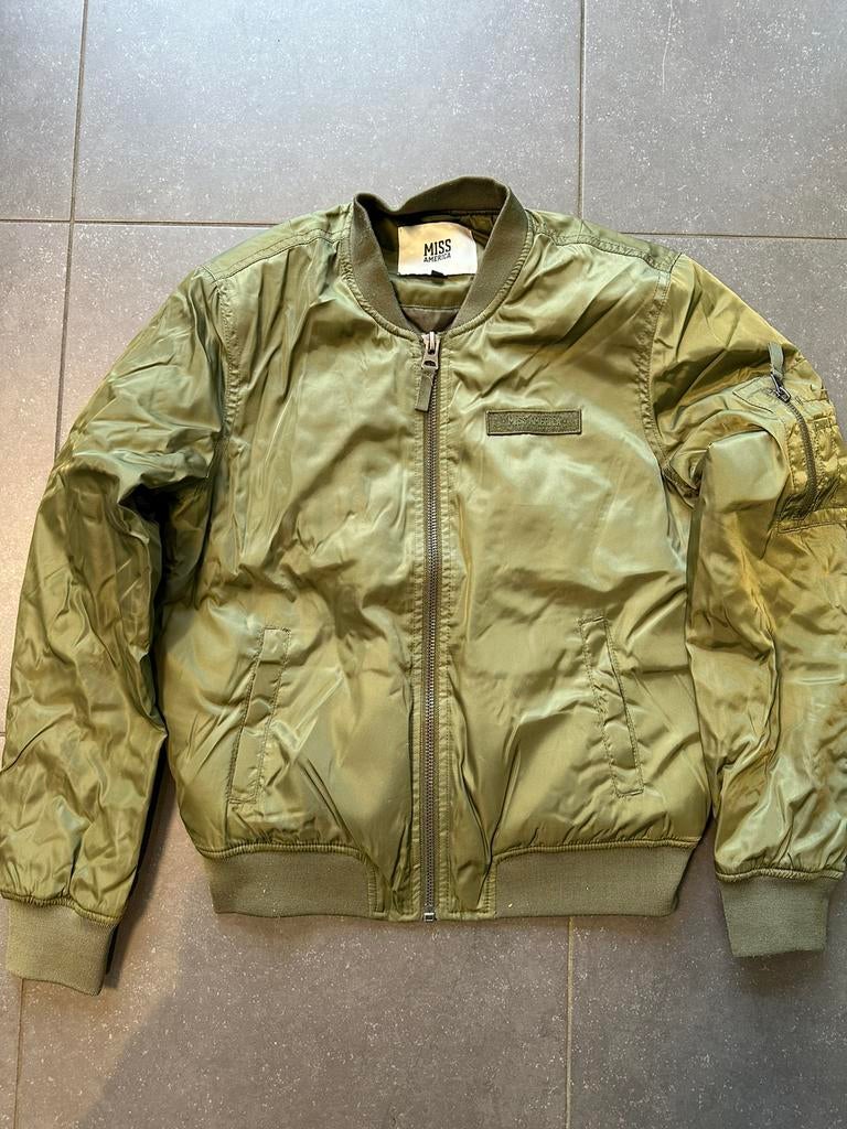 Bomberjack dames Miss America maat L, Kleding | Dames, Ophalen of Verzenden, Zo goed als nieuw, Maat 42/44 (L)