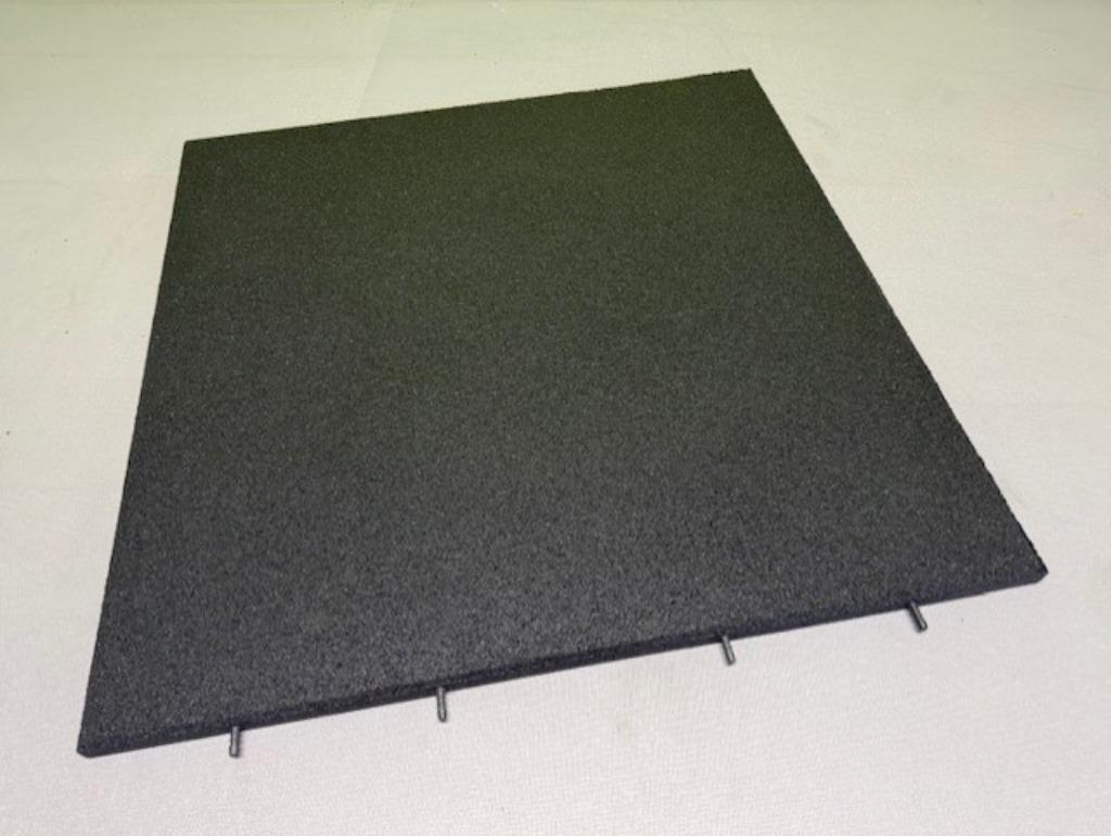 Dalles sol fitness en caoutchouc 1mx1m. Épaisseur 30mm., Neuf, Info@kriden.be, Enlèvement ou Envoi, Belgique