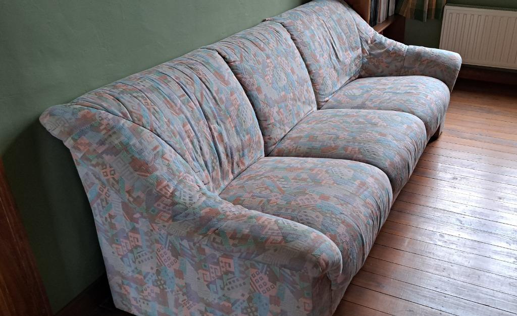 Fauteuil 3 places +2 fauteuils 1place, 75 à 100 cm, 125 cm ou plus, Enlèvement, Utilisé