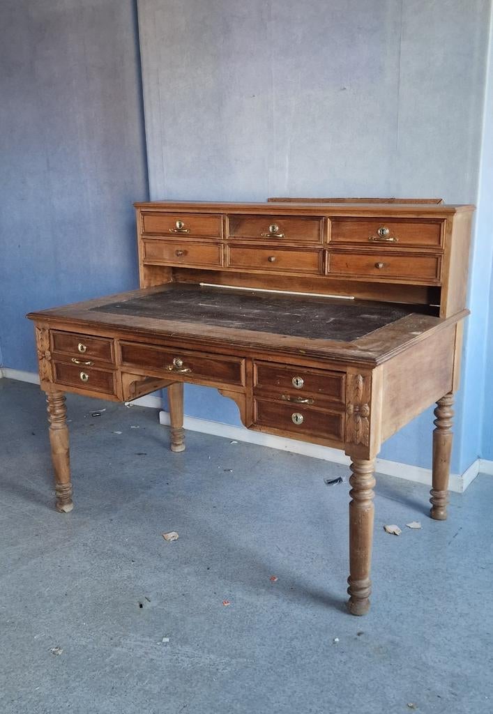 Ancien Bureau en bois, Antiquités & Art, Enlèvement