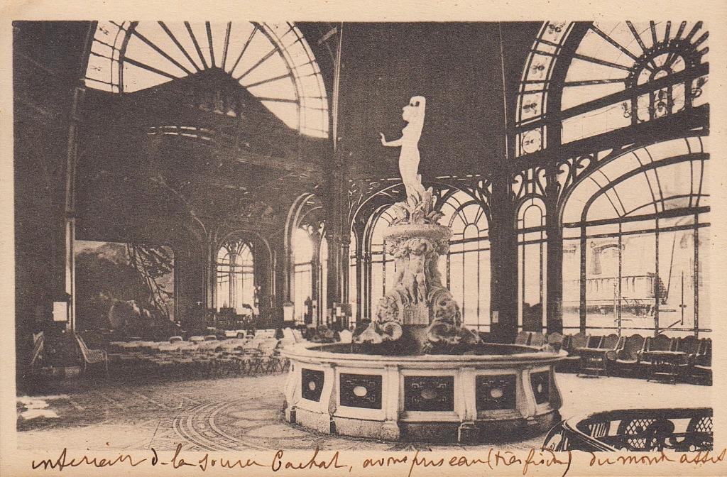 1933 - FRANCE - Évian-les-Bains : La Source, Collections, Cartes postales | Étranger, Non affranchie, France, 1920 à 1940, Envoi