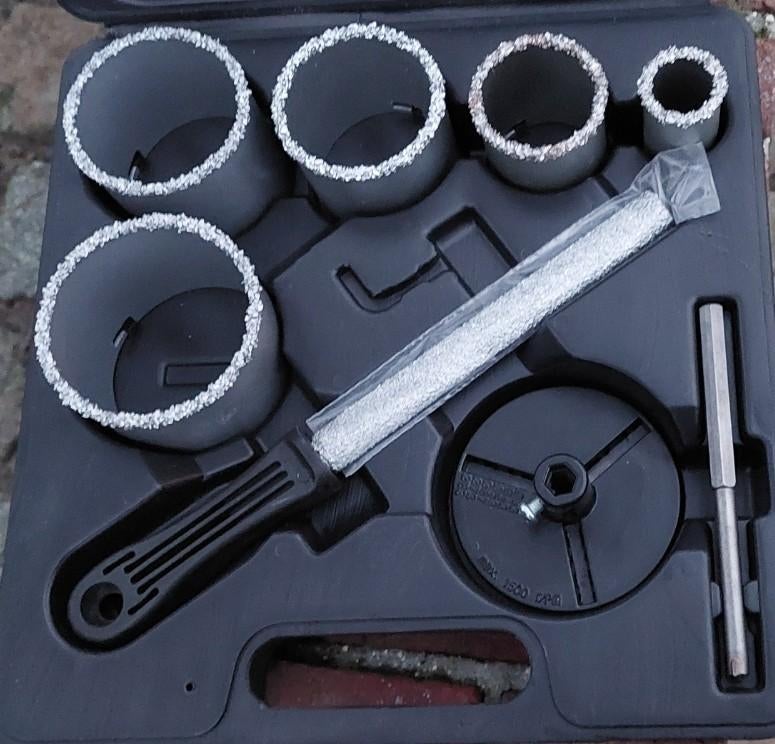 CARAT kit scies cloches diamant carrelage NEUF, Enlèvement ou Envoi, Neuf