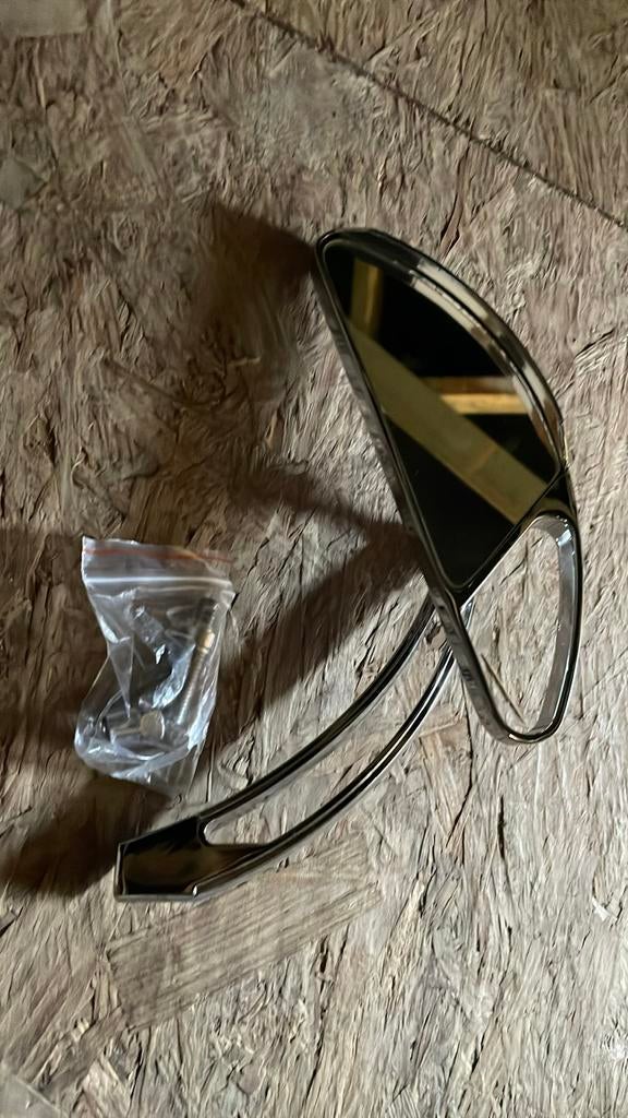 P&W spiegel Chroom, Motoren, Ophalen of Verzenden