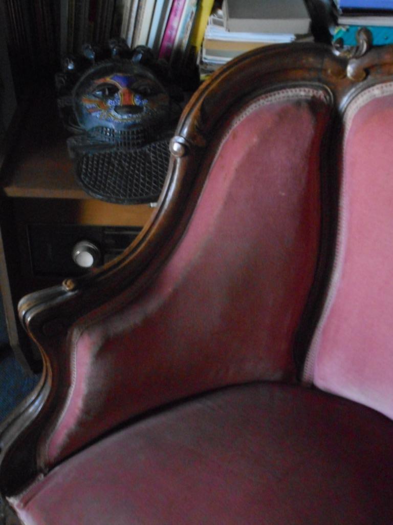 2 antieke bergère zetels, Enlèvement